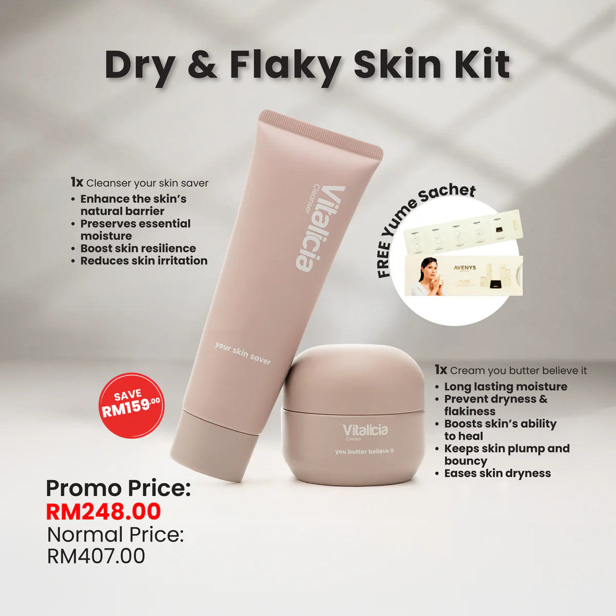 VITALICIA Dry, Flaky Skin Set