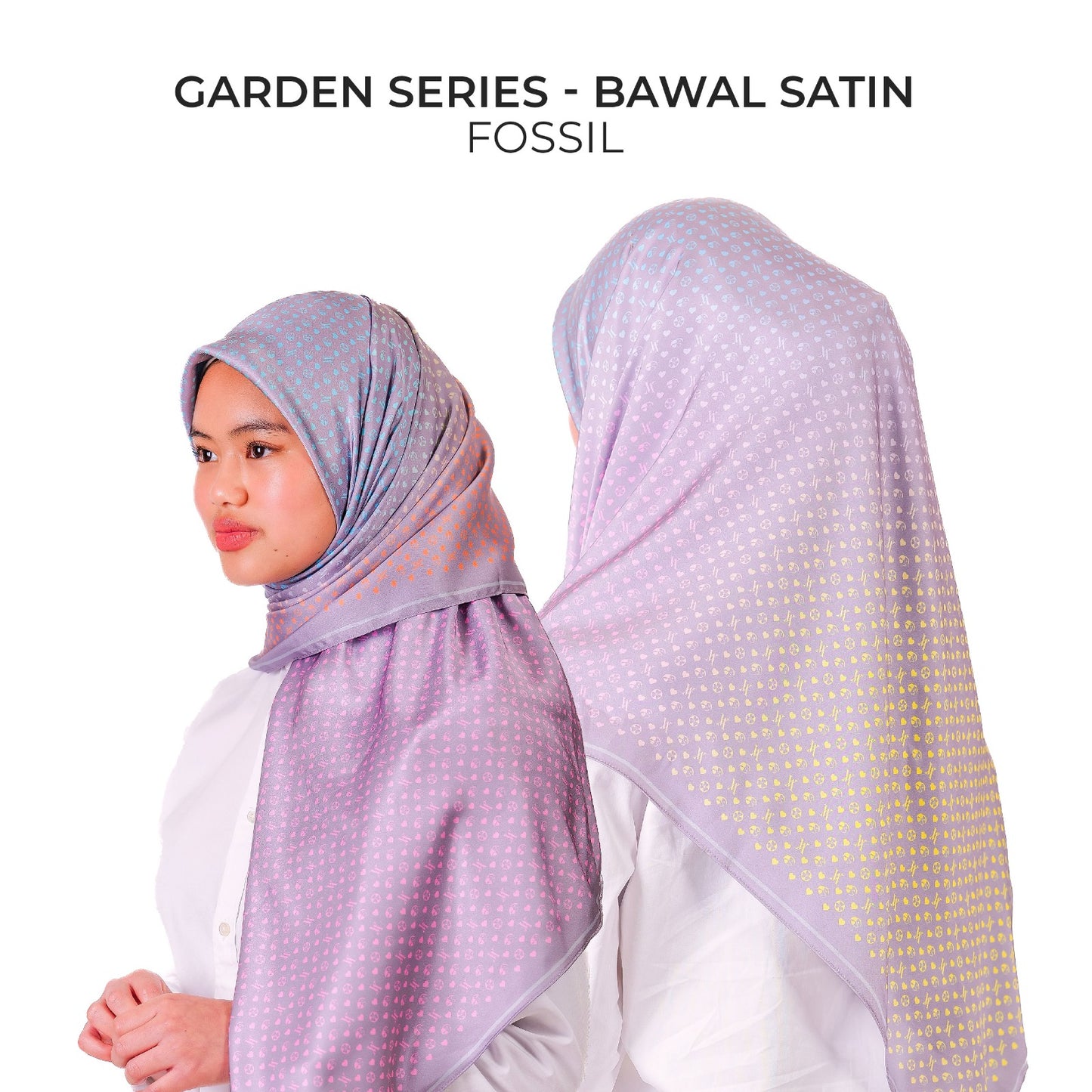 Monogram GARDEN Series - Fossil (Bawal Satin)