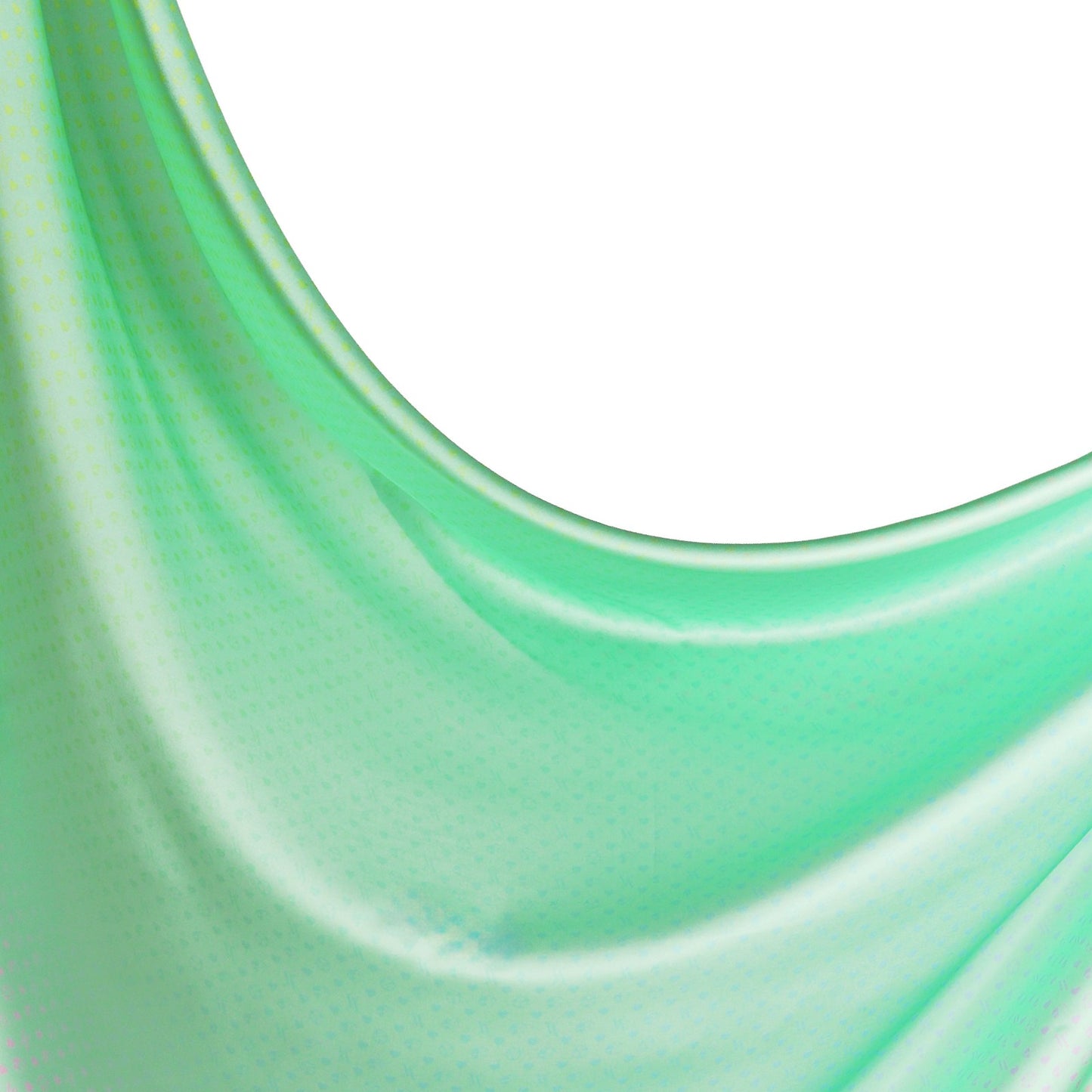 Monogram GARDEN Series - Green Tea (Bawal Satin)