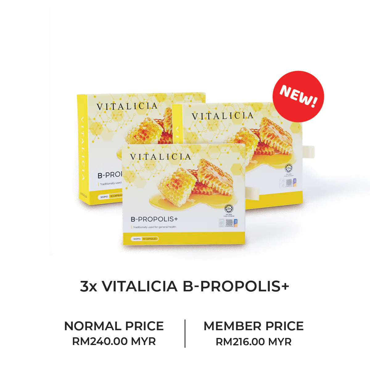 VITALICIA B-Propolis+ Bundle of 3