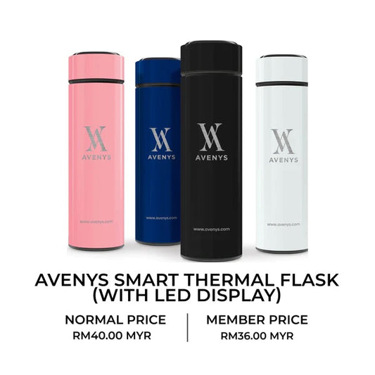 AVENYS Smart Thermal Flask with LED Display